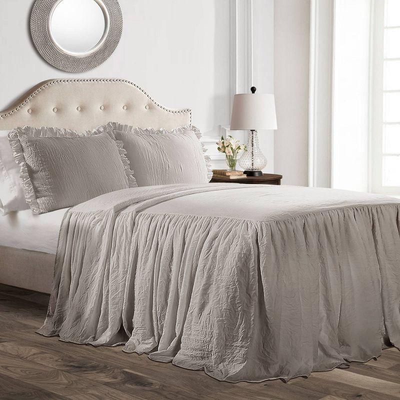 Ruffle Skirt Bedspread Set - Lush Décor