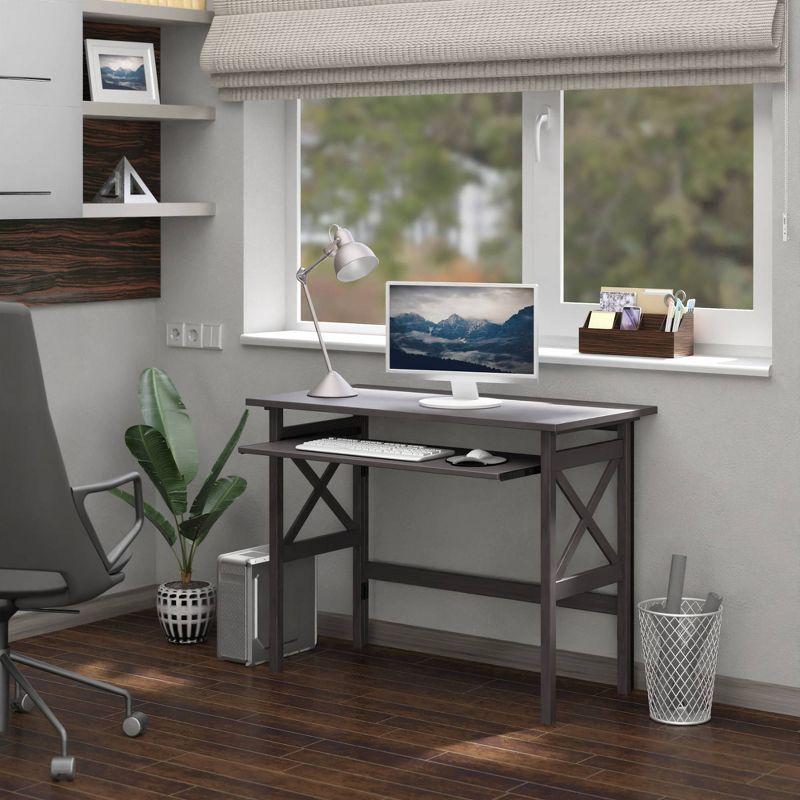 Xander Foldable Desk Oyster Gray - Winsome