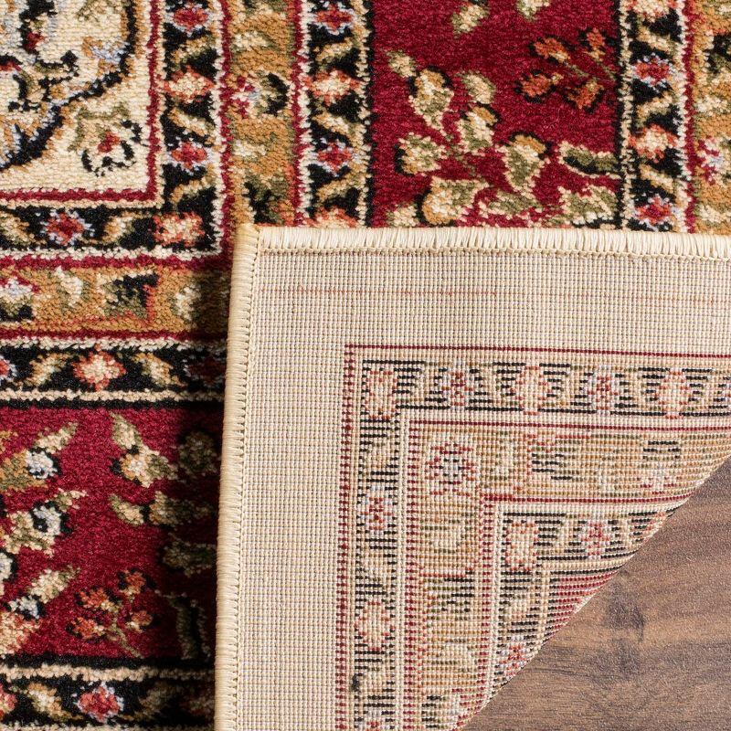 Lyndhurst Sarouk LNH331 Power Loomed Area Rug - Ivory/Red - 4'x6' - Safavieh
