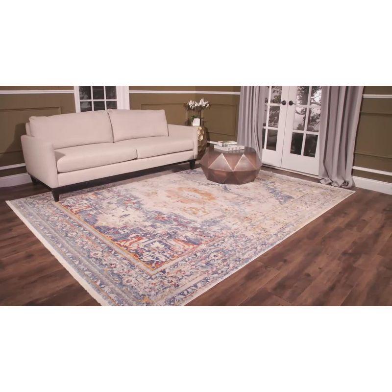 Vintage Persian VTP438 Power Loomed Indoor Area Rug - Cream/Multi - 5'x7'6" - Safavieh