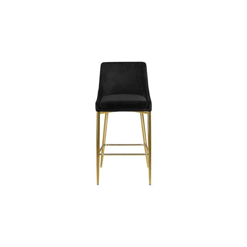 Ellenberger Upholstered Counter Stool with Metal Frame
