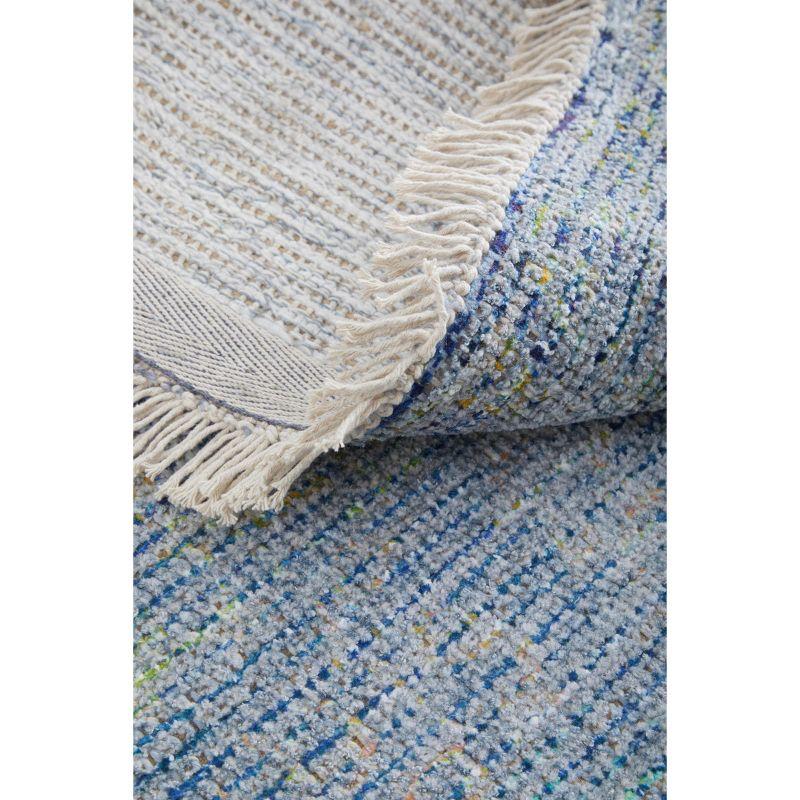 Caldwell Transitional Distressed Blue/Gray Area Rug