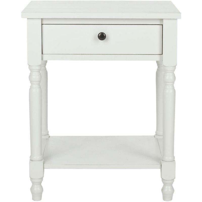 Tami Nightstand With Storage Drawer - Off White - Safavieh.
