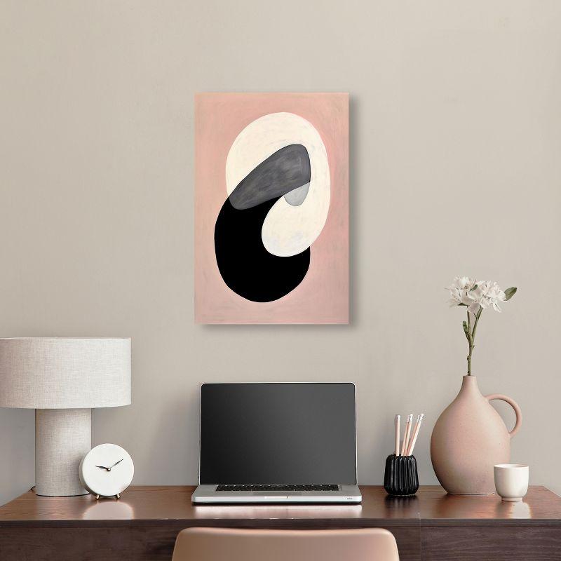 Art Remedy Standard Locks Abstract Shapes Trendy Wall Art by Art Remedy
