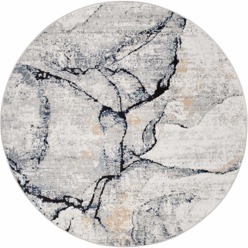 Hauteloom Fremantle Gray Marble Rug