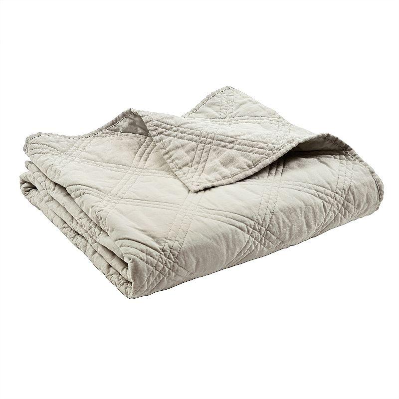 Levtex home Washed Linen Quilted Throw