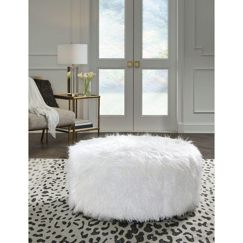 39'' Wide Round Standard Ottoman