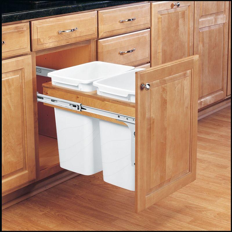 Rev-A-Shelf Rev-A-Shelf Single Pullout Top Mount Trash Can