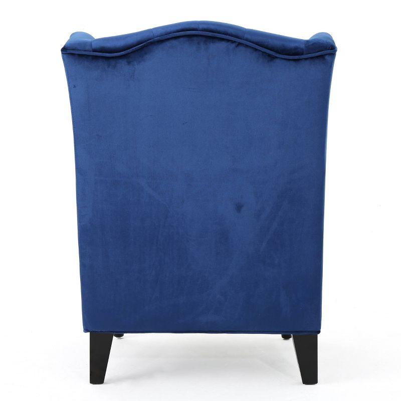 Toddman High-Back New Velvet Club Chair - Christopher Knight Home