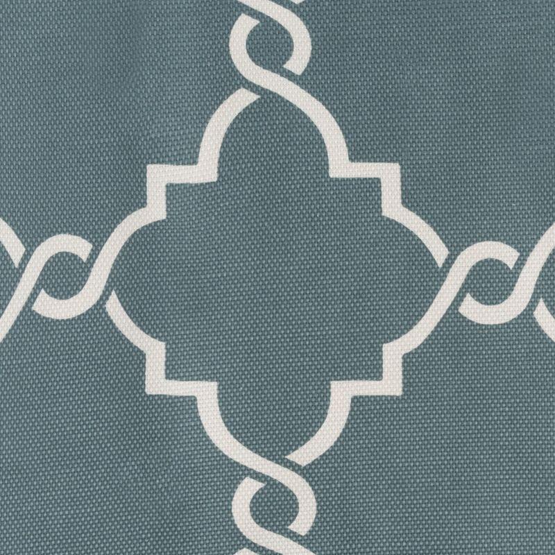 Madison Park Saratoga Fretwork Print Grommet Top Single Window Valance