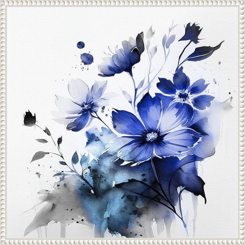 Amanti Art Blue Spring Floral III by Andrea Haase Framed Wall Art Print