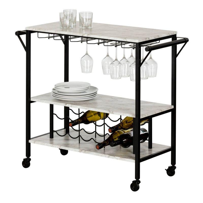 Maliza Metal Bar Cart