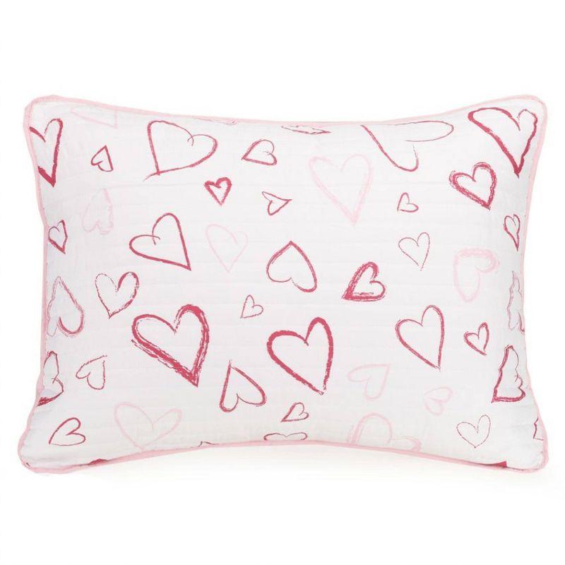 Desiree Heart Reversible Quilt Set