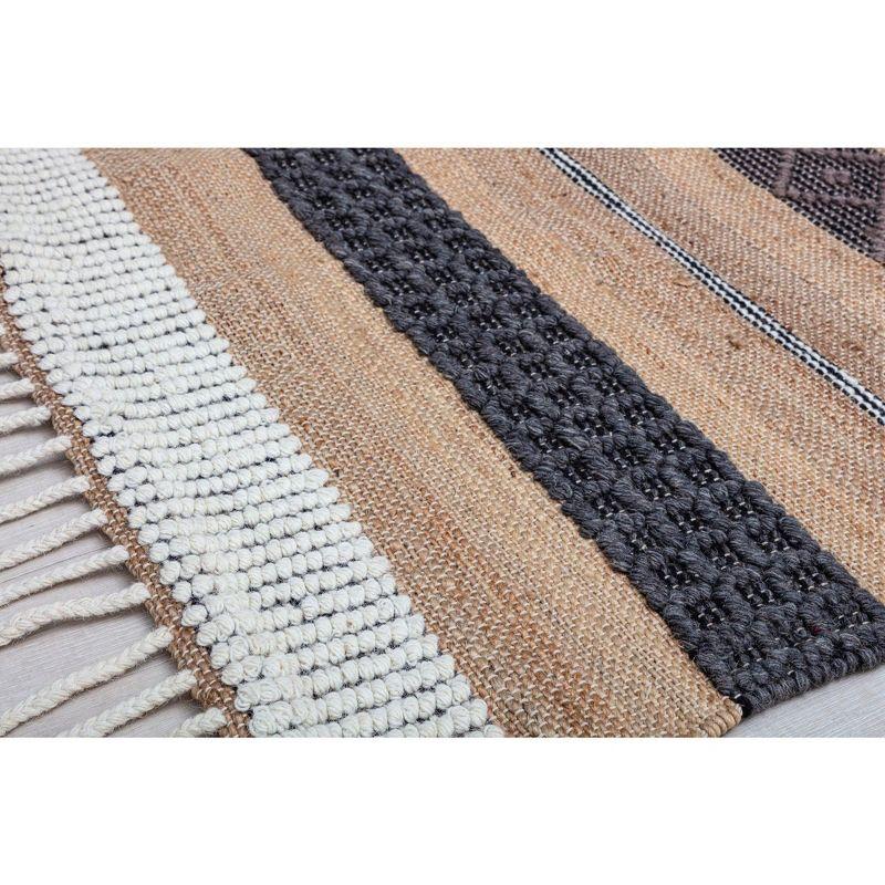 Rugs America Piper PI15A Farmhouse Textured/Stripe Area Rug