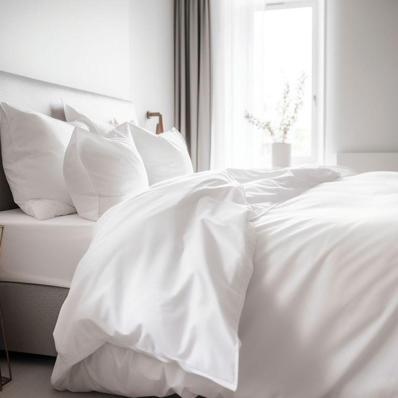 5-Star Luxury Sheet Set | 600 Thread Count 100% Cotton Sateen | Soft & Crisp Bed Sheets with Deep Pockets by California Design Den - Ivory, Twin