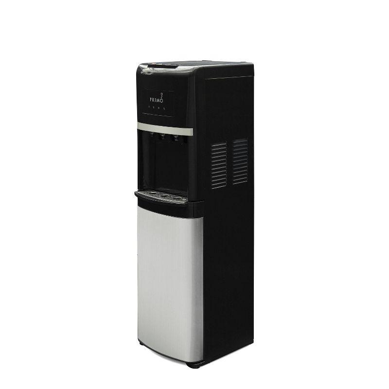 Primo Deluxe Bottom Loading Stainless Steel Electric Water Dispenser Black: Hot/Cold, 5 Gallon, Energy Star Certified