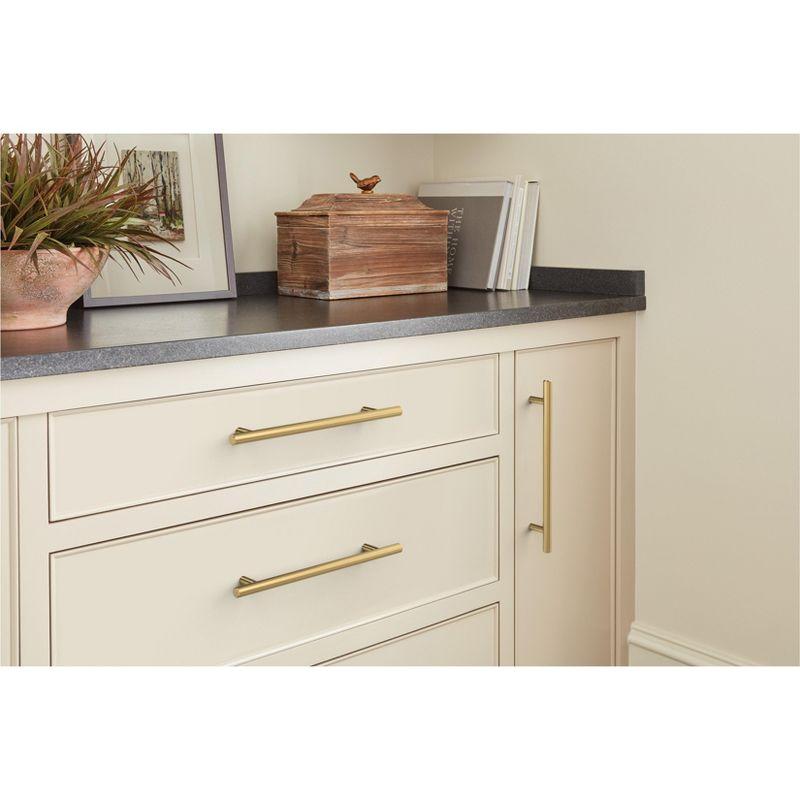 Bar Pulls 7 inch (178mm) Center-to-Center Champagne Bronze Cabinet Pull