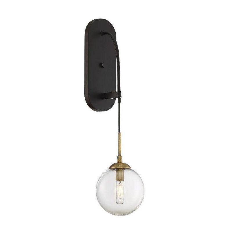 Savoy House Fulton 1 - Light Wall Light in  English Bronze/Warm Brass