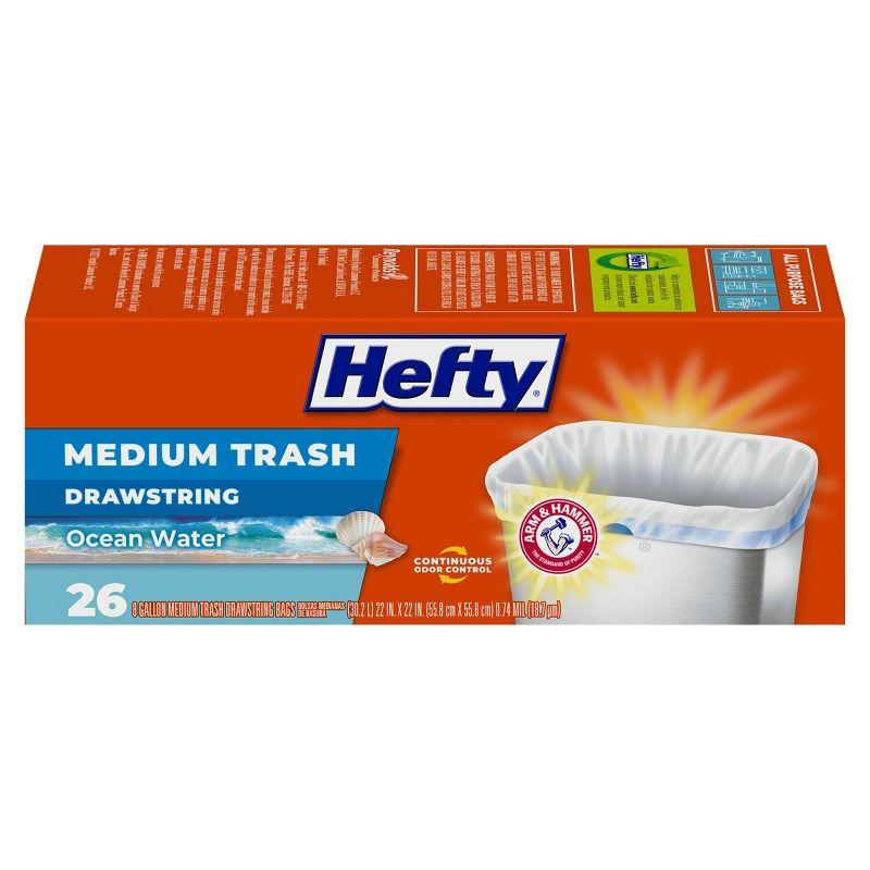 Hefty Ocean Water Trash Bag - Medium - 26ct