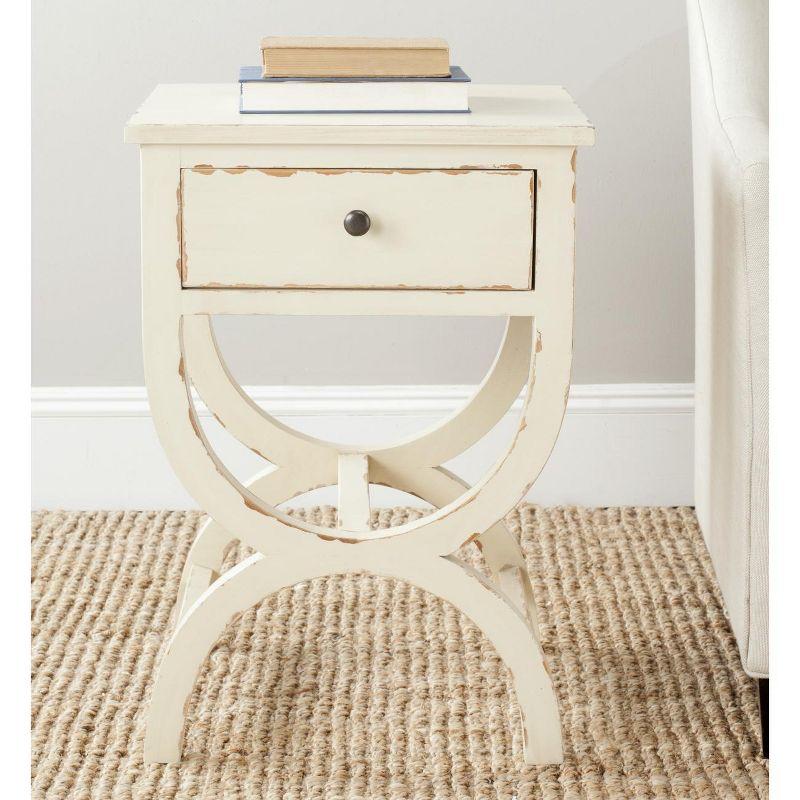 Floris End Table With Storage