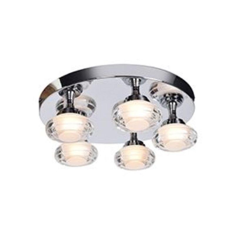 Access Lighting Optix 5 - Light Flush Mount in  Chrome