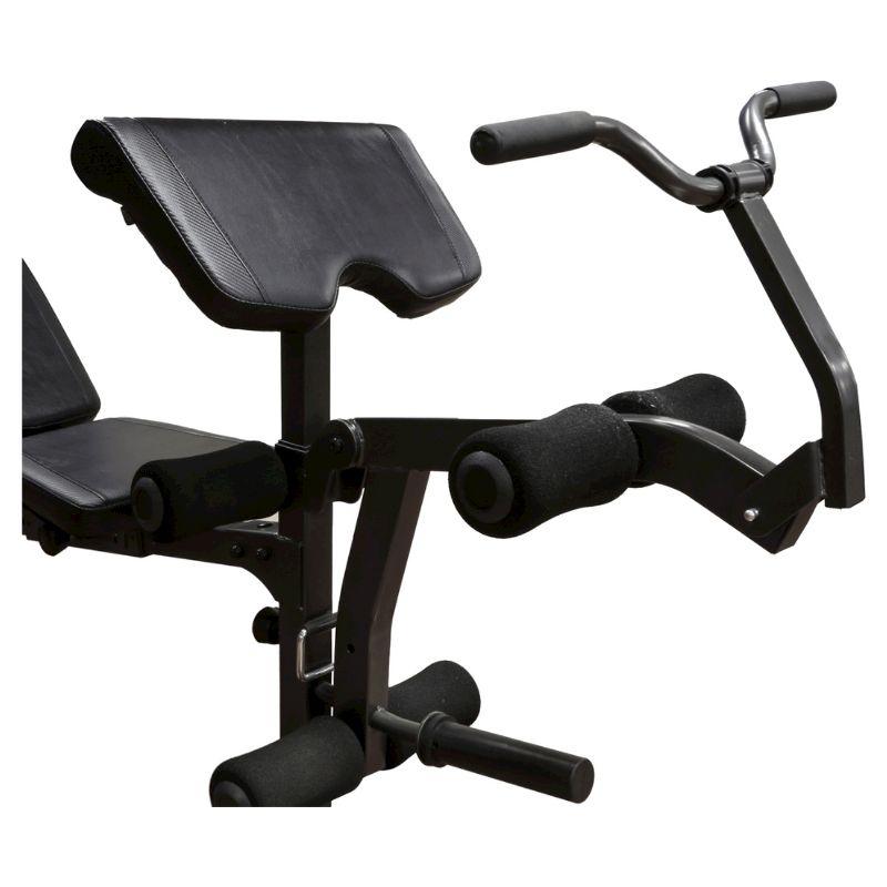 Adjustable Gray and Black Steel Olympic Weight Bench