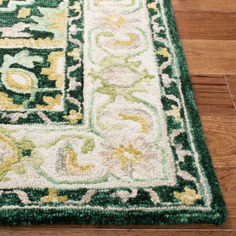 Aspen APN705 Hand Tufted Area Rug - Green/Ivory - 8'x10' - Safavieh.