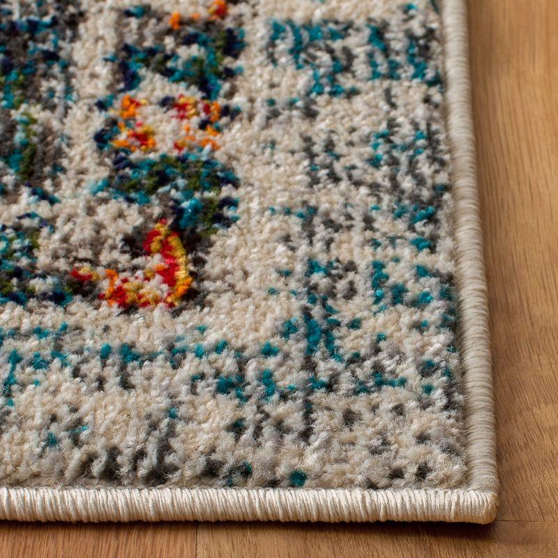 Madison MAD473 Power Loomed Indoor Area Rug - Grey/Gold - 4'x6' - Safavieh