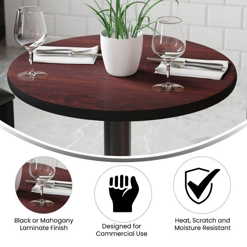 Flash Furniture 24'' Round Table Top with Reversible Laminate Top