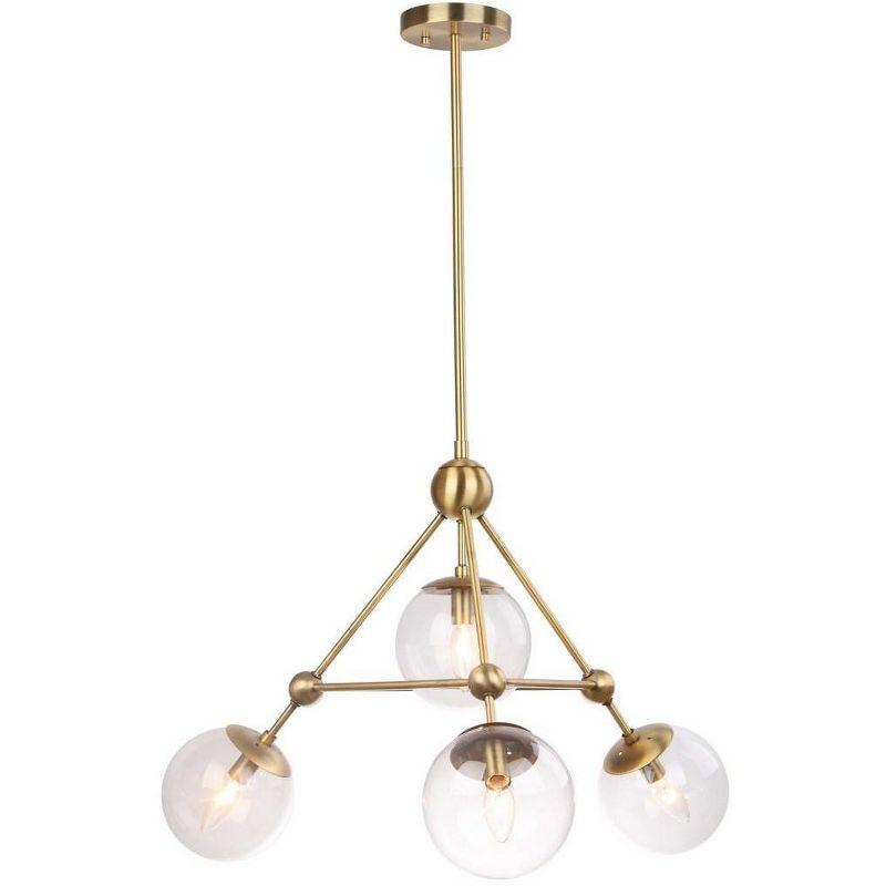 Bain 4 Light 32 Inch Pendant - Gold - Safavieh