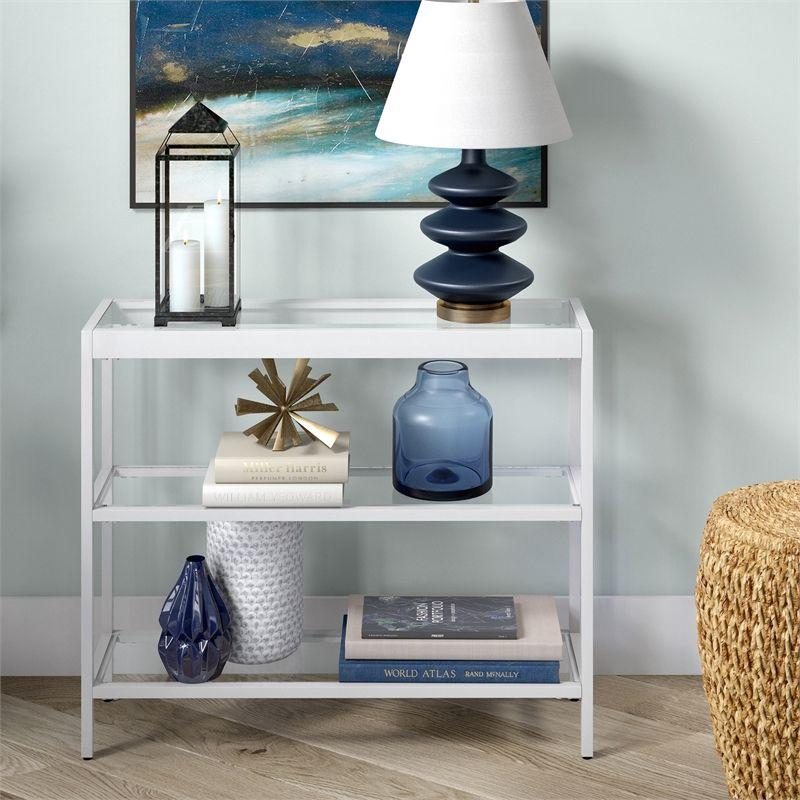 36" White Console Table - Henn&Hart