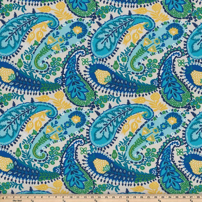 Pillow Perfect Paisley Indoor/Outdoor Throw Pillow (Set of 2)