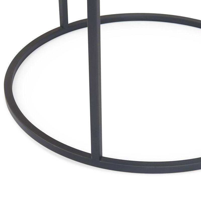 Wyred Round Mirrored Side Table