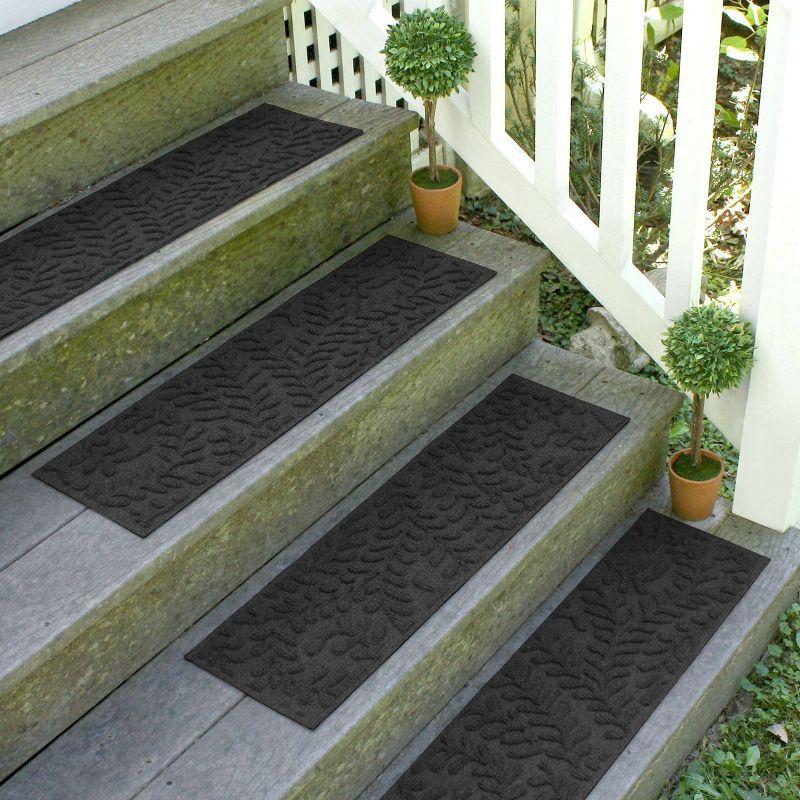 WaterHog Boxwood 8.5" x 30" Indoor Outdoor Stair Treads