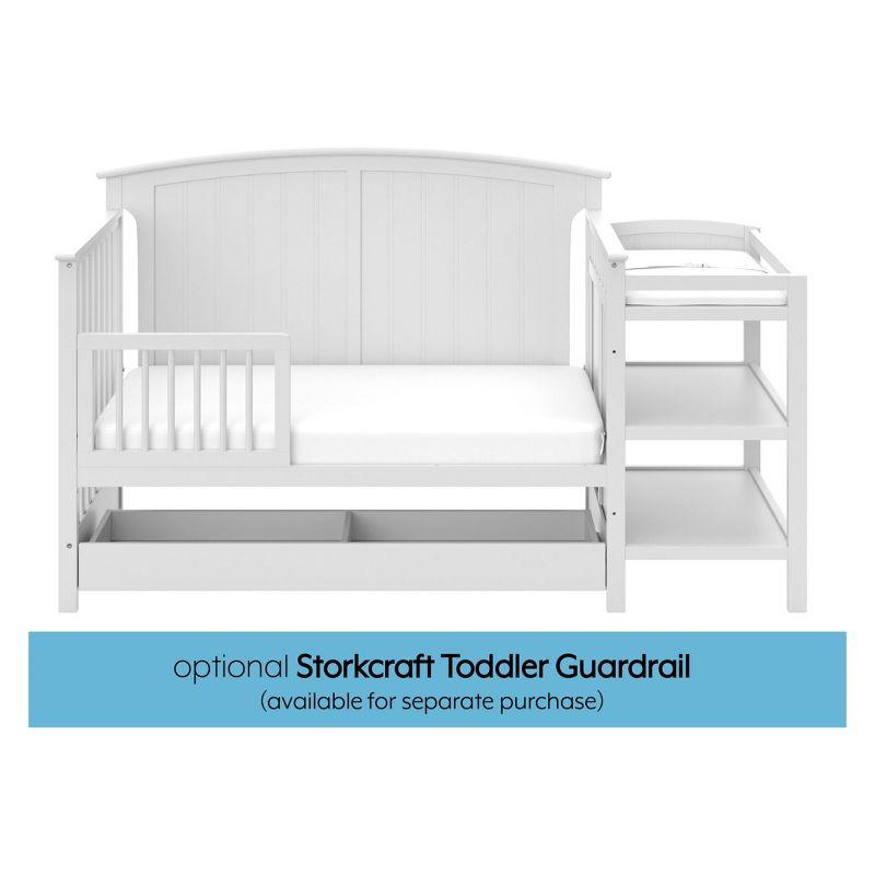 Storkcraft Steveston 4-in-1 Convertible Crib and Changer with Drawer