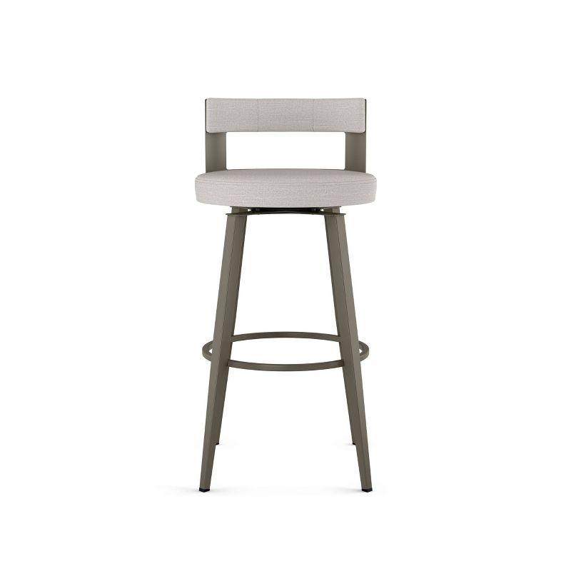 Amisco Paramont Upholstered Counter Height Barstool Gray