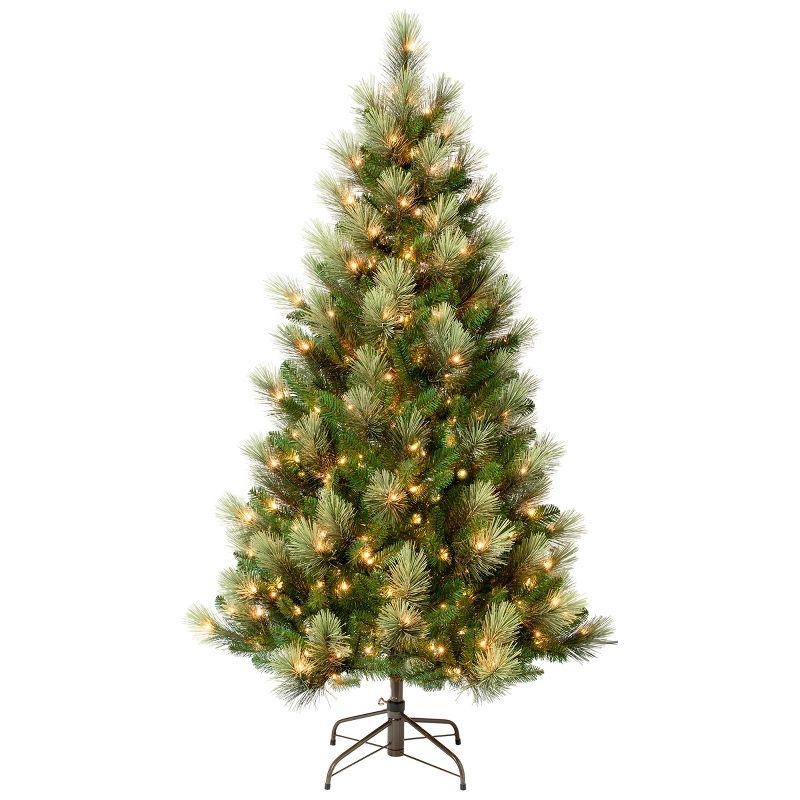 9' Green Pine Artificial Christmas Tree with Clear Lights