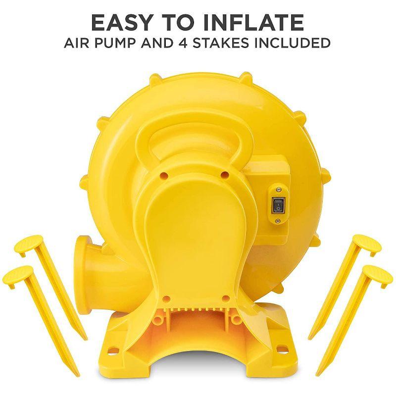 Sunny & Fun Inflatable Bounce House, Blue Bouncy Jump Castle