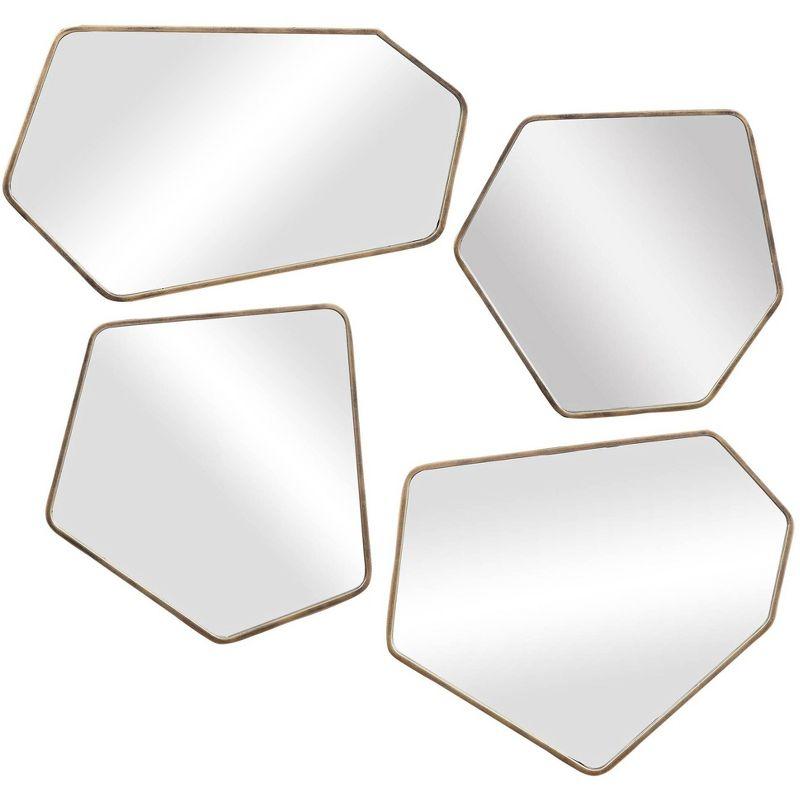 Kirby Mirrors (Set of 4) - Gold