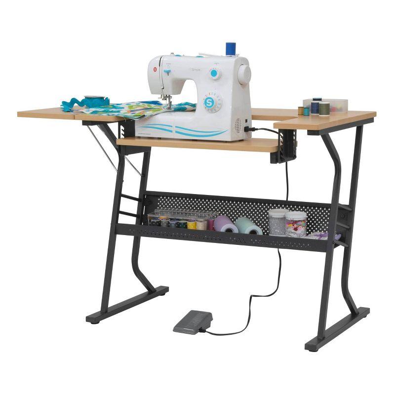 44.75" W x 23.5" D Sewing Table with Sewing Machine Platform