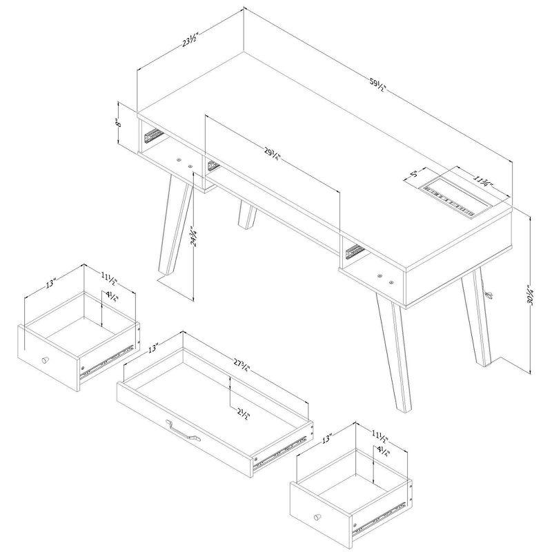 South Shore Eddison 9.75'' Kitchen Pantry