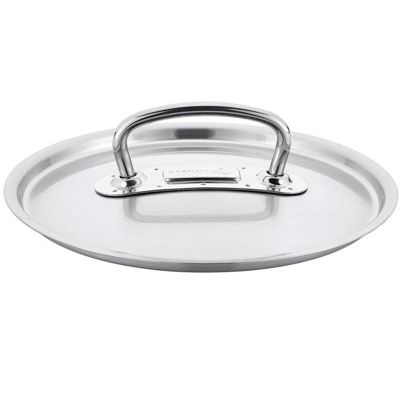 Korkmaz Proline Professional Series 4.5 Liter Stainless Steel Low Casserole with Lid in Silver