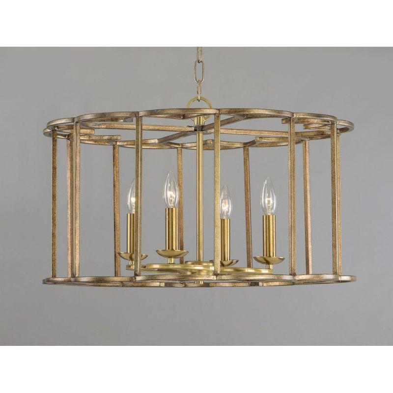 Maxim Lighting Helix 4 - Light Chandelier in  Bronze Fusion