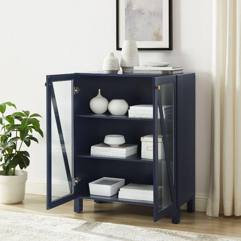 Navy Poplar and Birch Stackable Kitchen Storage Pantry