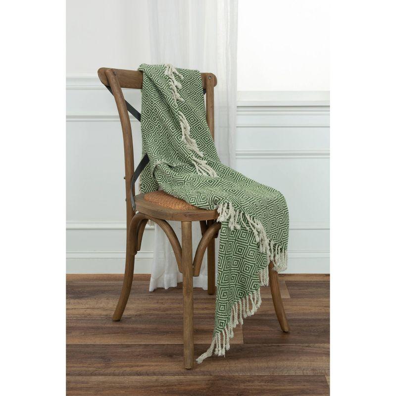 50"x60" Diamond Throw Blanket - Rizzy Home