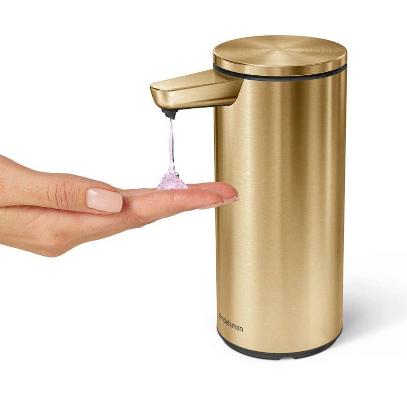 Brass Finish Round Automatic Soap Dispenser