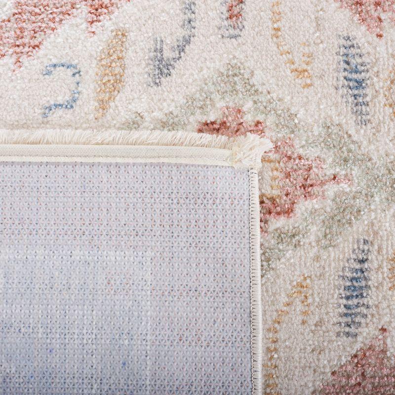 Blair Washable BLR218 Power Loomed Machine Washable Area Rug - Rose/Blue - 8'x10' - Safavieh.