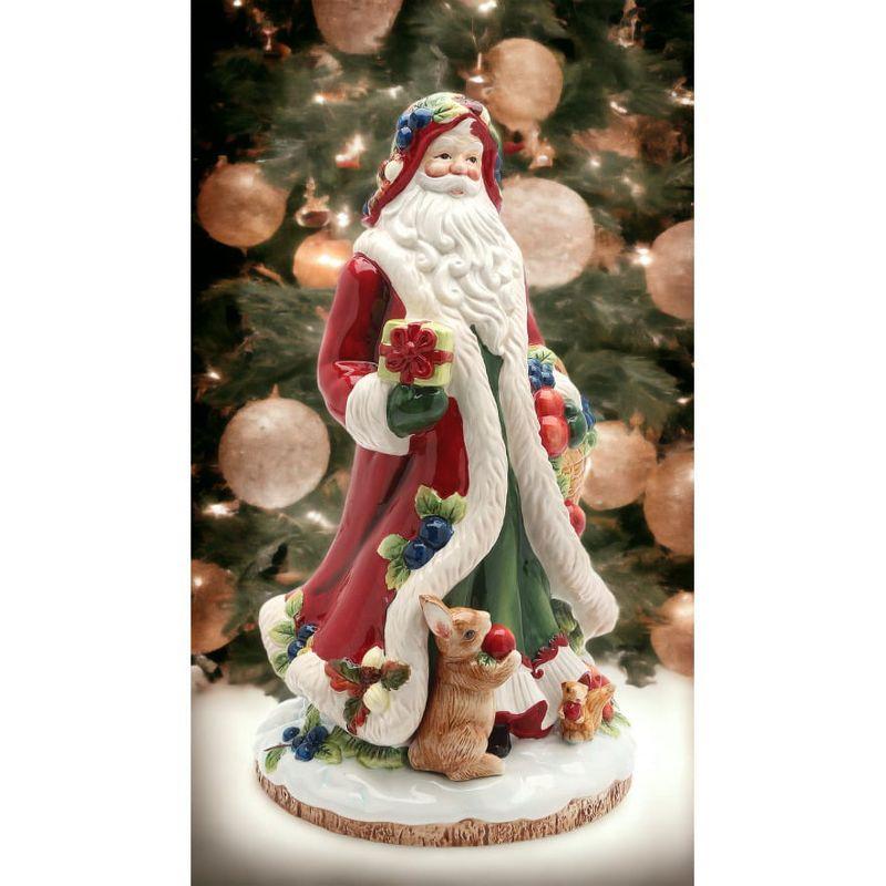 Kevins Gift Shoppe Ceramic Santa Figurine - Fruitful Holiday Collection