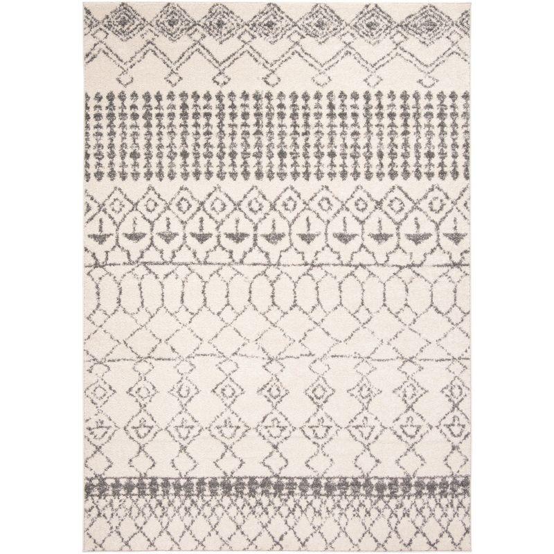 Tulum TUL229 Power Loomed Area Rug - Ivory/Grey - 6'x9' - Safavieh.