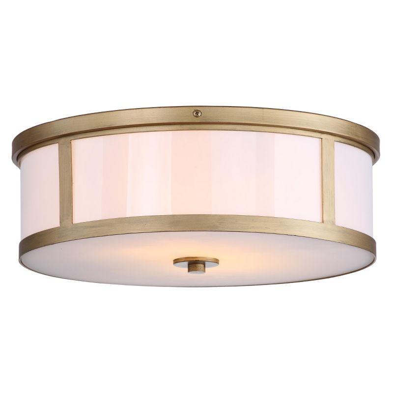 Avery Ceiling Drum Light - LIT4195 - Gold - Safavieh